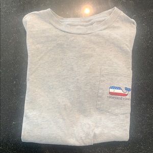 VV gray whale T-shirt.  Edgartown edition.